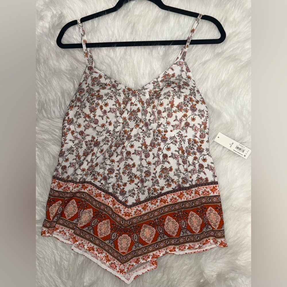 No Boundaries paisley cami tank top - Picture 3 of 6
